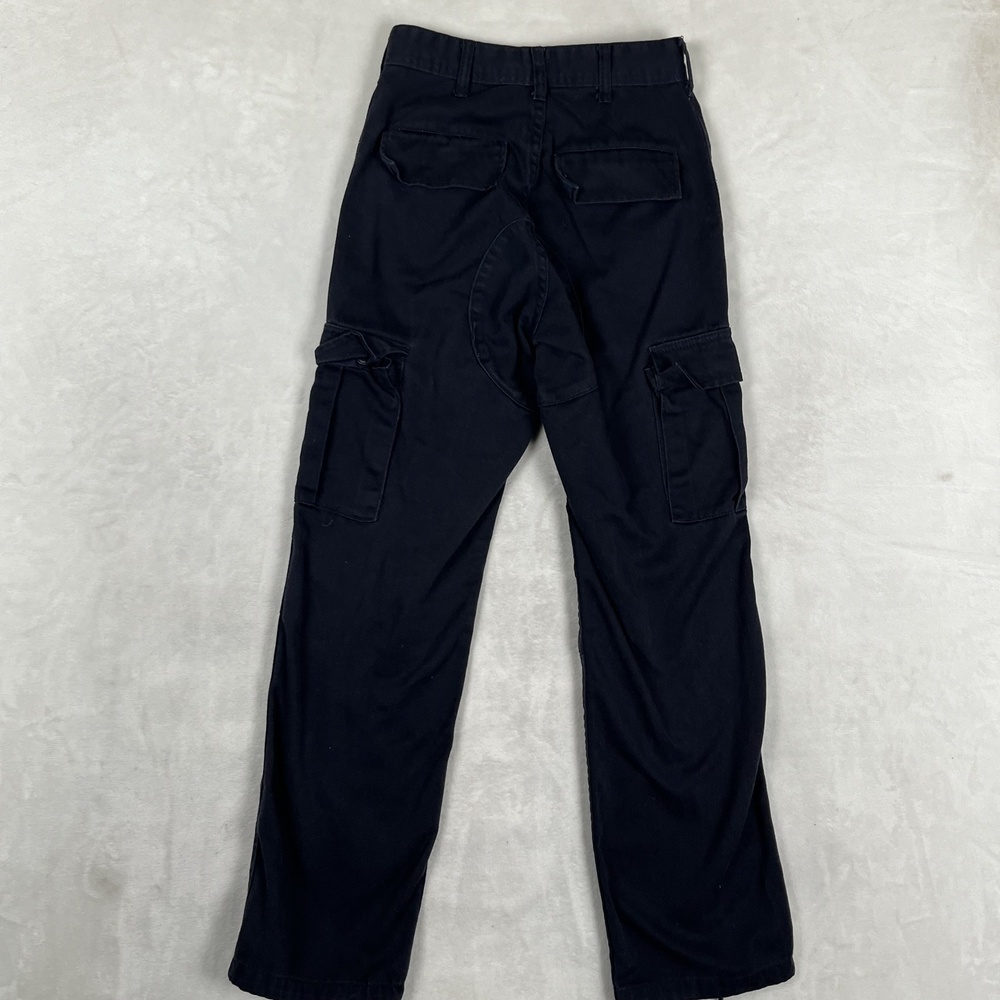 J Galt Cargo Pants Womens Small Navy Blue Twill Relaxed Straight Utility Pockets - Picture 7 of 10
